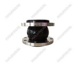 Сильфонный компенсатор EPDM  d110 фланцы (SS304 сталь)