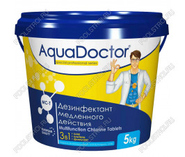 Средство по уходу за водой в бассейне AquaDoctor MC-T 5кг (таблетки по 200г)