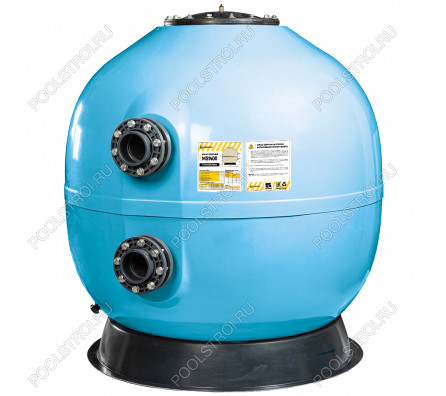 Фильтр AquaViva MS1400 (77м³/ч, 1400 мм, 2340 кг, 110 мм, 2,5 Бар,1м засыпка)+люк д/выгрузки