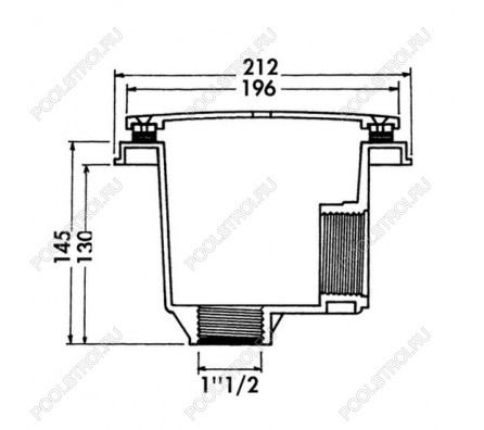 Слив донный Hayward 3253LGPAK2 2