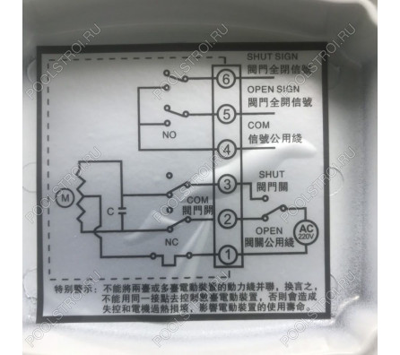 Кран шаровый Aquaviva с электроприводом PTFE/EPDM On-off type d32 AC24V